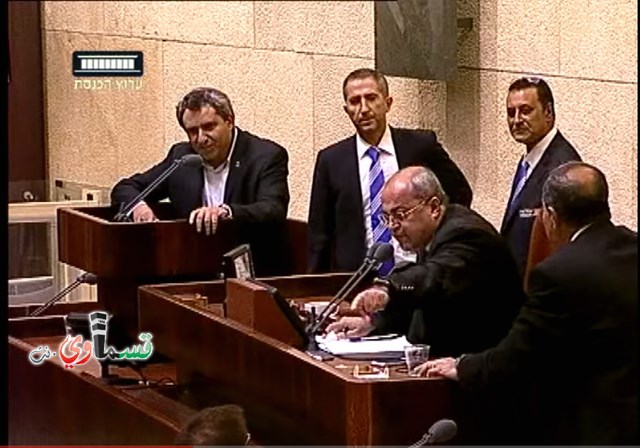 فيديو: الطيبي للوزير إلكين .. انا سيدك هنا .. وامر بطرده واخراجه من قاعة الكنيست . لاول مره في تاريخ اسرائيل 